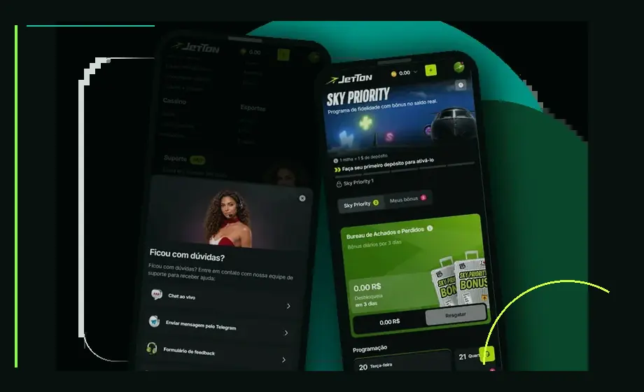 Visual JetTon relacionado a Jogue com responsabilidade: mantenha o controle da experiência